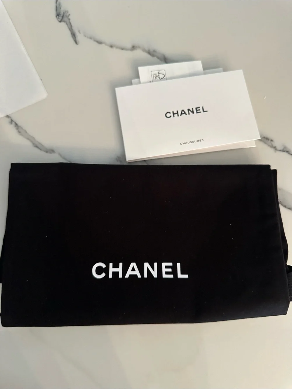 CHANEL Light Blue Quilted Denim Ballet Flats 35 NEW